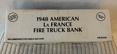 1948 American La France пожарная машина банк литой металл - Изображение 1 из 2