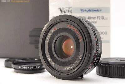 NEAR MINT IN BOX VOIGTLANDER ULTRON 40mm F/2 SL ASPHERICAL PENTAX K From JAPAN - Image 1 of 4