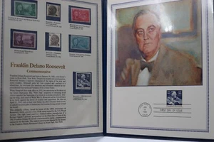 US FDR FRANKLIN DELANO ROOSEVELT 100TH YEAR COMMEMORATIVE STAMP COLLECTION - Picture 1 of 6
