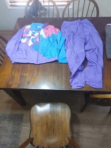 Vintage Lavon Track Suit Windbreaker Jacket Matching Set Pants,Full Zip Size PM - Picture 1 of 17