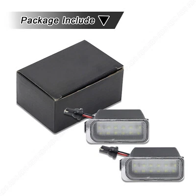 Luci targa a led per Ford Fiesta Focus II & III C-Max II Galaxy S-Max - Immagine 1 di 4