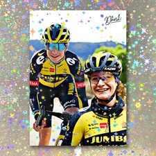 Marianne Vos Holographic High Gear Sketch Card Limited 1/5 Dr. Dunk Signed