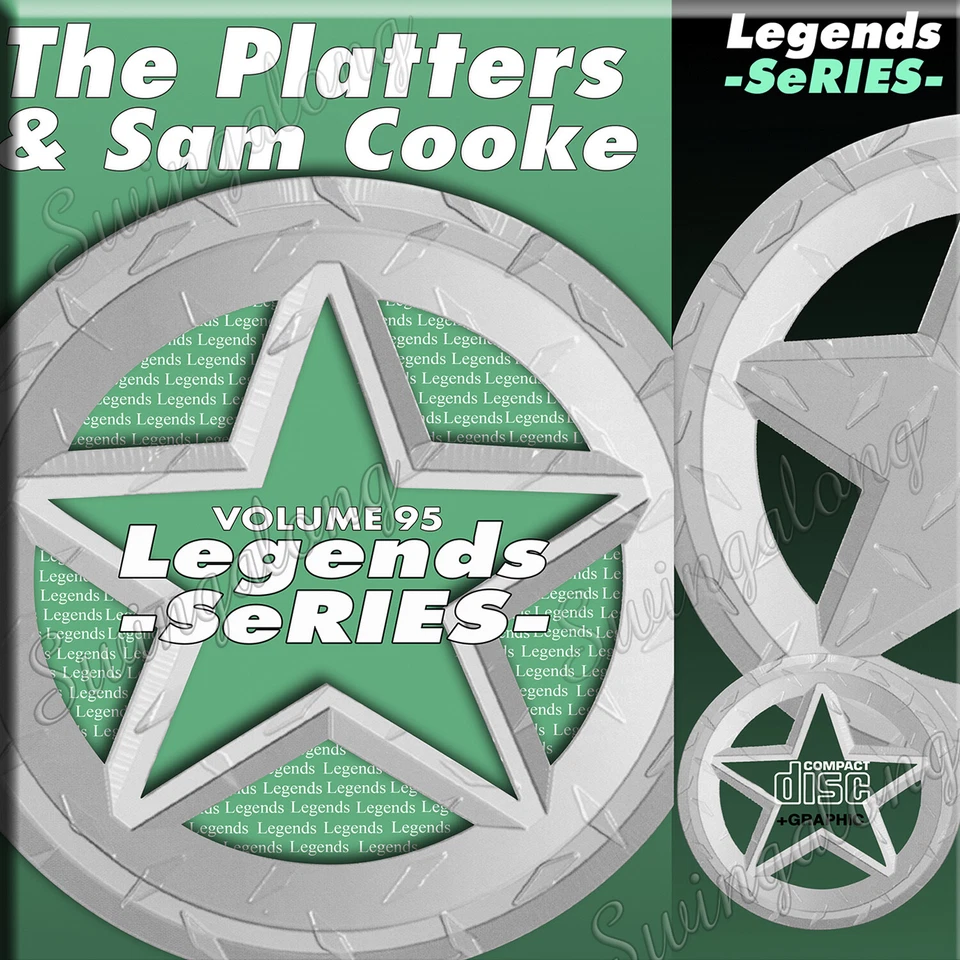  THE PLATTERS & SAM COOKE LEGEND SERIES #95 KARAOKE CD+G NEW w/PRINT - Image 1 of 1