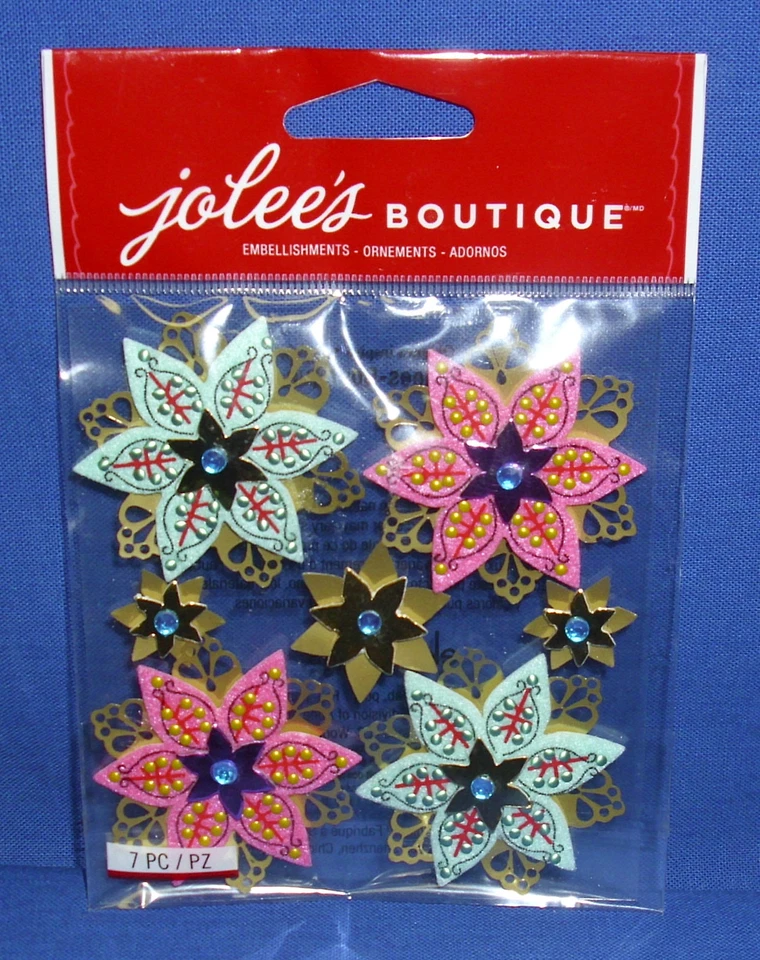 Jolee's Fieltro Acebo Flores Alegres Pegatinas Adornos Envío Gratis Más de $15 Foto 1 de 1