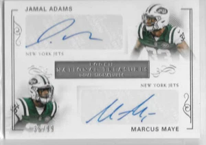 Aviones Jamal Adams Marcus Maye 2017 Panini National Treasures doble automático SP/99 - Imagen 1 de 1