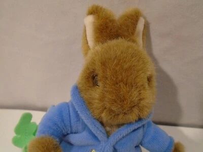 Peter Rabbit Frederick Warne + co. 6"  Plush Bunny with Carrot.Augusta du baye - Image 1 of 4