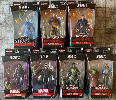 2022 Marvel Legends Dr Strange Multiverse of Madness BAF Rintrah Set of 7 Cover