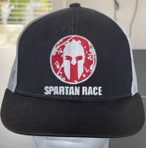 Reebok Spartan Race Mesh Snapback Trucker Hat Faded adjustable - Picture 1 of 5