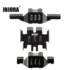 INJORA Stainless Steel Skid Plate Axle Protector Chassis Armor for Traxxas TRX4M - Picture 1 of 20