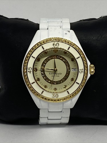 Orologio da polso donna Kate Spade New York 0690 cinturino bianco quadrante analogico quarzo EY137