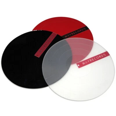 Turntable Platter Mat Black Rubber Silicone Design for Universal to All for LP V - Image 1 of 4