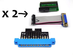 COMMODORE C64 USER PORT PARALLEL ADAPTER+ 2 X 1541 Parallel port 21 seconds - Imagen 1 de 7