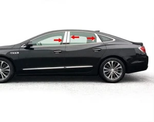 For 2017-2020 Buick Lacrosse 6PC Stainless Steel Chrome Pillar Post Trim - Picture 1 of 1