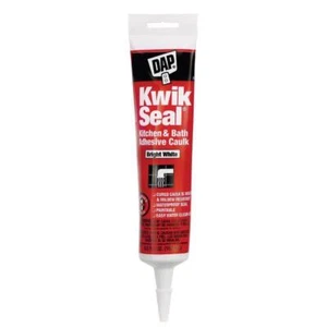 DAP Kwik Seal White Acrylic Latex Kitchen and Bath Adhesive Caulk 5.5 oz - Picture 1 of 1