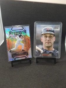 Cal Ripken Jr. 2 Card Lot DIAMOND Level Prizm & Topps Stadium Club - Picture 1 of 6