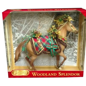 1869 BREYER 2016 HOLIDAY HORSE WOODLAND SPLENDER #700119 NRFB MIB - Picture 1 of 4