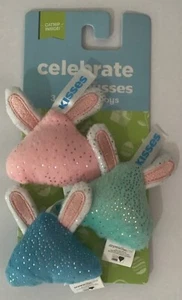 Hershey Kisses Katzenspielzeug 3 Stück 3"x3" Pastellfarben "Feiern mit Küssen" NEU - Bild 1 von 19