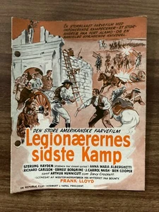 The Last Command Sterling Hayden Richard Carlson 1955 Danish Movie Program - Picture 1 of 5