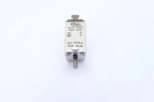 Weber NH00 500V 25A KTF gi gl Sicherungseinsätze 3 Stück Pack - Picture 1 of 6