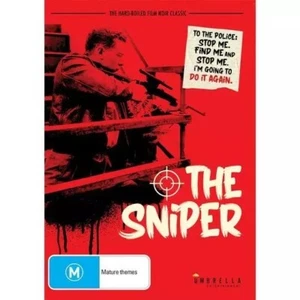 The Sniper (DVD, 1952) Adolphe Menjou, Arthur Franz Brand New & Sealed R4 - Picture 1 of 1