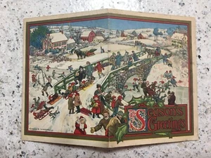 c. 1900 Christmas subscription card Farm Journal of Philadelphia Corwin K Linson - Picture 1 of 5