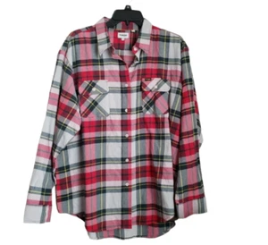 Camisa de franela a cuadros Wrangler para hombre talla M manga larga botón delantero algodón - Imagen 1 de 8