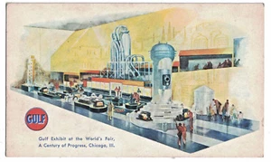 Postal de 1930 Exposición del Golfo en la Feria Mundial Siglo de Progreso Chicago ILL - Imagen 1 de 2