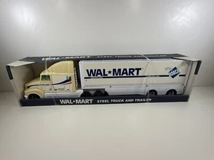 Walmart Steel Truck and Trailer Semi Truck Toy 9-8607 24" Long - Picture 1 of 9