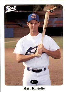 1996 Butte Copper Kings Best 16 Matt Kastelic Orange California CA Baseball Card