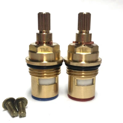 Replacement ceramic disc tap cartridges valves insert 18 teeth spline CC13 - Image 1 of 2