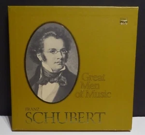  Franz Schubert - box set (records Plus Booklet)  ''Great Men of Music ' vinyl - Imagen 1 de 3
