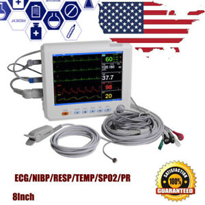 Carejoy Portable Patient Monitor 6-paras ICU CCU Vital Sign Cardiac Machine FDA