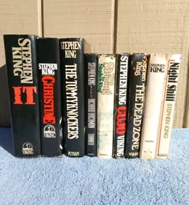 Lot 9 Stephen King Book Club + Early Edition HC/DJ Books Reading Set READ DESCRP - Picture 1 of 11