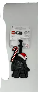 Nuevo Lego Star Wars Navidad Vacaciones Equipaje Etiqueta Regalo Darth Vader Bastón de Caramelo - Imagen 1 de 2