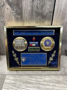 Vintage Rare City of New York Police Department Retirement￼ Award Plaque