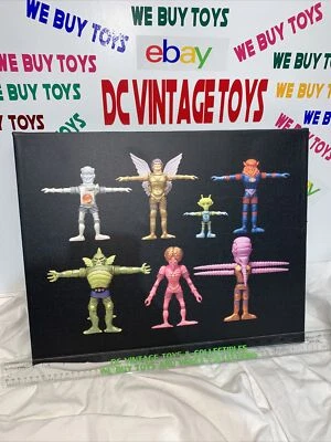 Four Horsemen Colorforms Aliens Outer Space Men COLOSSUS Canvas 16x20 - Image 1 of 4