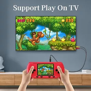 Tragbare Handheld-Spielkonsole 3" HD integrierte 258 Spiele HD Klassiker Kinder Spielzeug Geschenk - Bild 1 von 23
