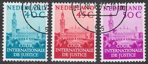 1977-58 Netherlands SC# O41-O43-Palace of Peace-Official Stamps-3 Different-Used - Picture 1 of 2