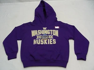 WASHINGTON HUSKIES - NCAA/FBS/PAC 12 - YOUTH SIZE LARGE - SWEATSHIRT HOODIE! - Picture 1 of 6