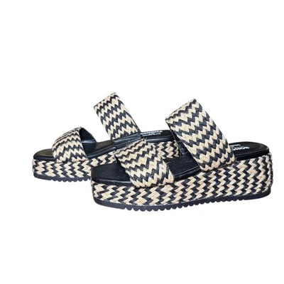 SONOMA Zigzag Platform Espadrille Sandals Stylish Comfortable Beach Summer 6.5 - Image 1 of 4