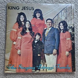 Singing Petruzzi Family – King Jesus RARE GOSPEL XIAN CHRISTIAN LP Vinyl Record - Picture 1 of 4