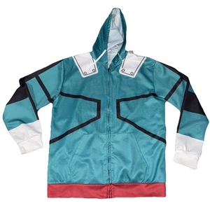 My Hero Academia Anime Green Hoodie Cosplay Izuku Midoriya Deku Unisex Adult L - Picture 1 of 5