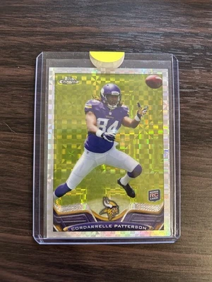 2013 Topps Chrome - Cordarrelle Patterson #19 Xfractor Refractor (RC) - Image 1 of 2