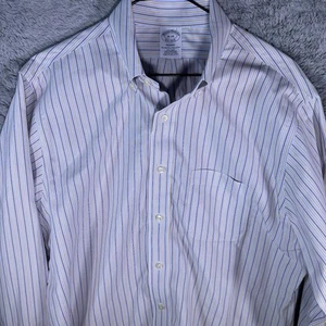Camisa De Colección Brooks Brothers Para Hombre 16/34 (Grande) Tradicional Sin Hierro Cuello Club - Imagen 1 de 7