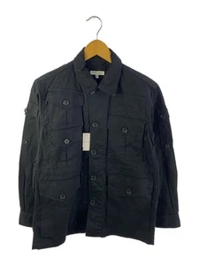 Engineered Garments Military Jacket XS Black Cotton Plain #EF AGA - Picture 1 of 5