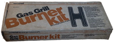 New Charmglow Universal gas grill twin H burner kit 15.5" x 7.5" # 259330 - Image 1 of 2