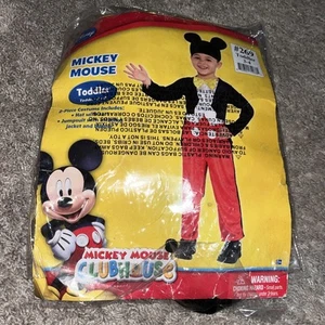 Disney Mickey Mouse XS 3T-4T Clubhouse Halloween Purim Costume Sequin Bow - Picture 1 of 2