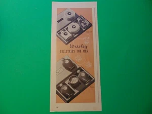 1944 WRISLEY TOILETTENARTIKEL FÜR MÄNNER Kunstdruck Anzeige - Bild 1 von 1