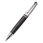 Rotary Business Pen 0.5Mm Black Ink Leather Metal Ballpoint Pens Stationery