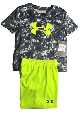 Juegos cortos Under Armour para bebés y niños pequeños; talla 12M-4T, juegos nuevos y envío gratuito Foto 1 de 4